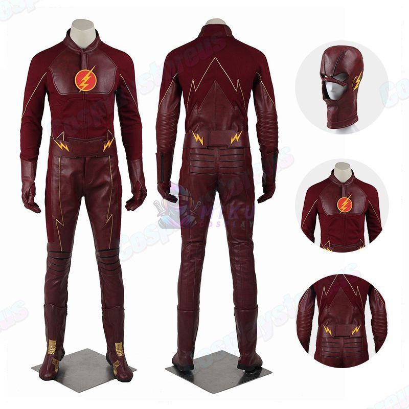 The Flash Season 1 Barry Allen Cosplay Costumes