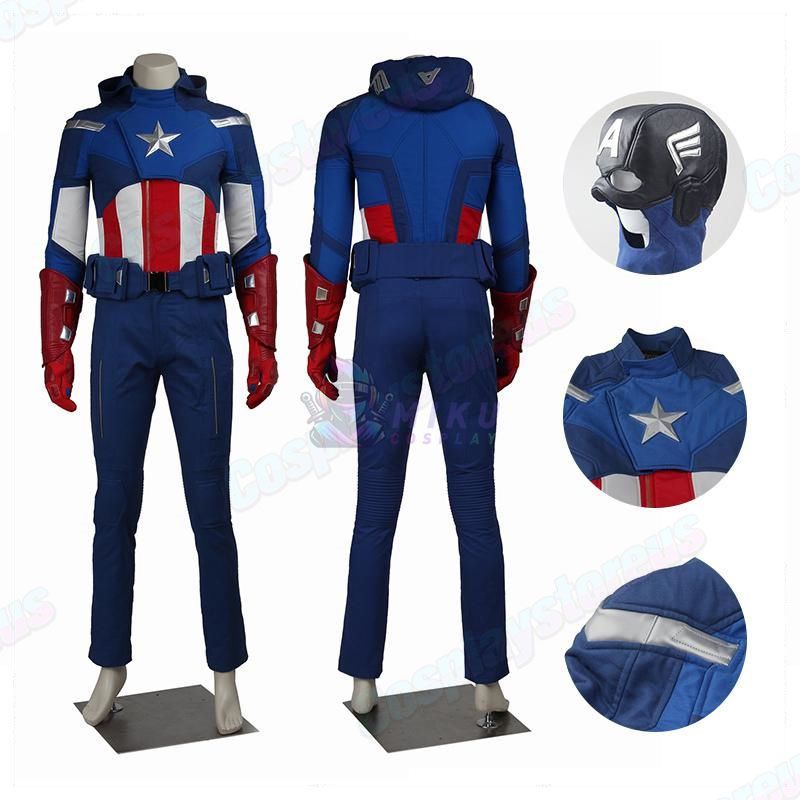 Captain America Cosplay Costumes Avengers 1 Steve Rogers