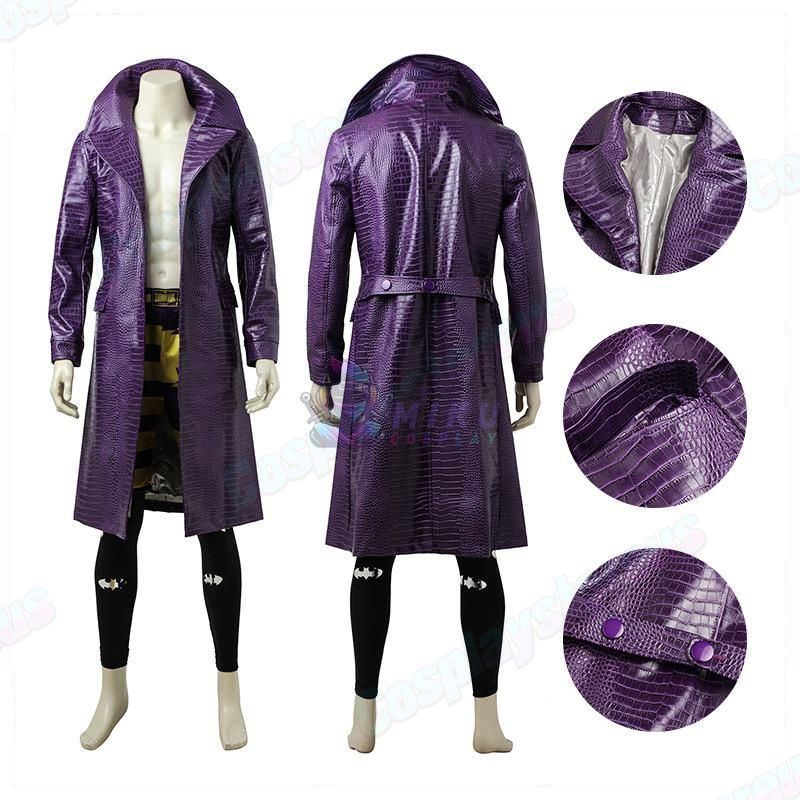 Suicide Squad Jared Leto Joker Cosplay Costume Suit