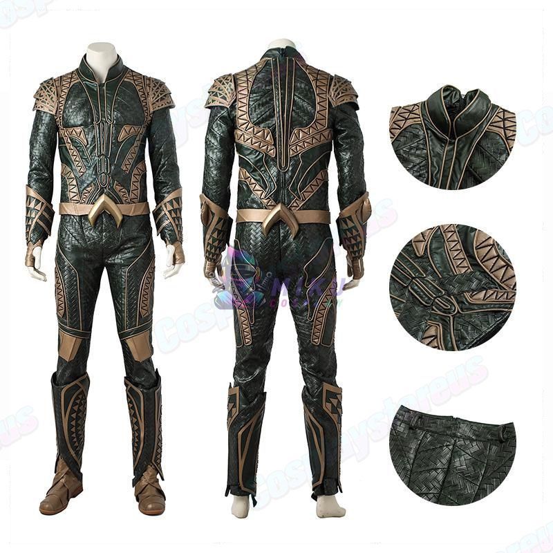Justice League Arthur Curry Aquaman Costume for Adult