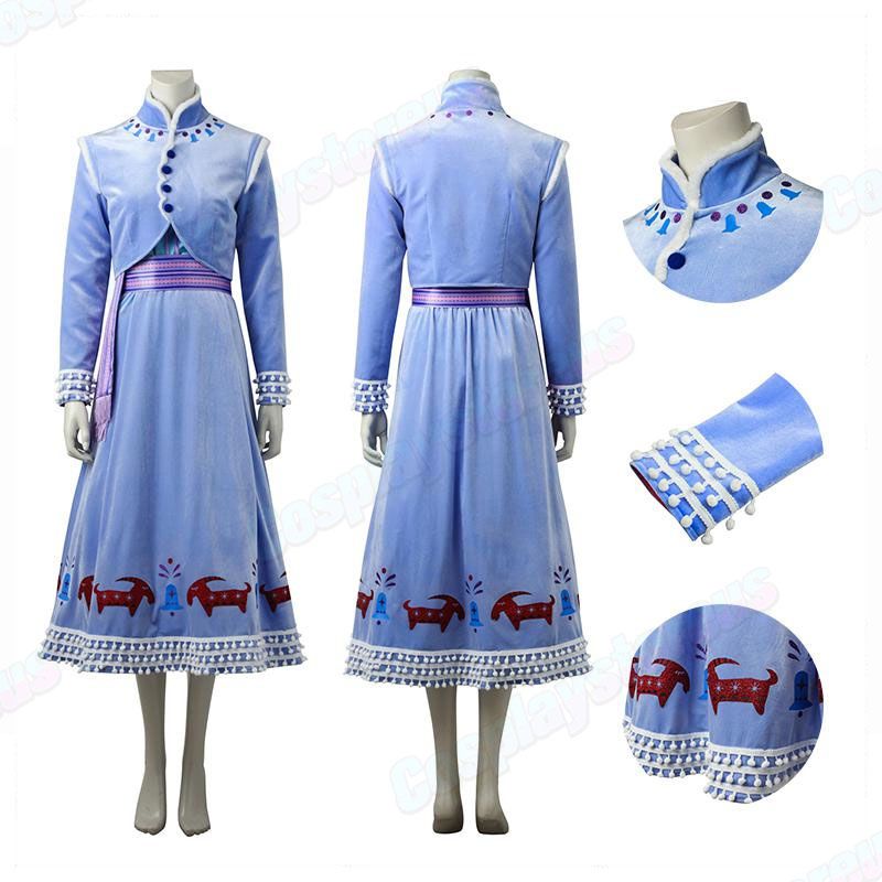 Anna Princess Cosplay Costumes Olaf's Frozen Adventure