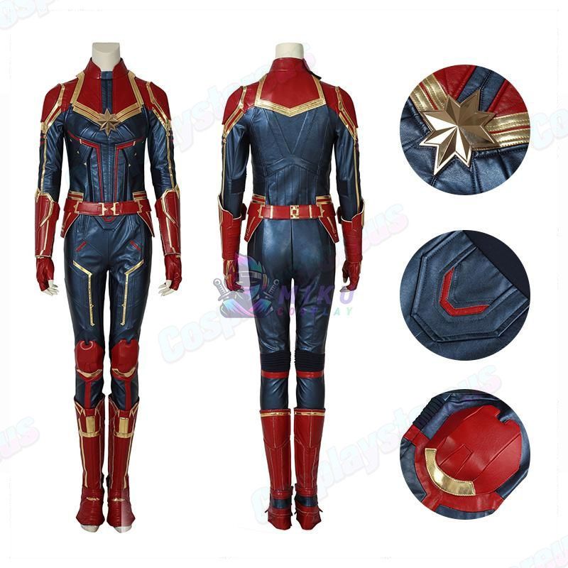 Carol Danvers Captain Marvel Cosplay Costume
