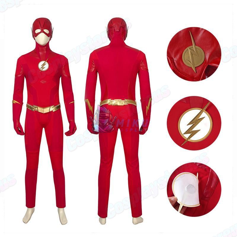 The Flash S5 Barry Allen Cosplay Costume for Adults