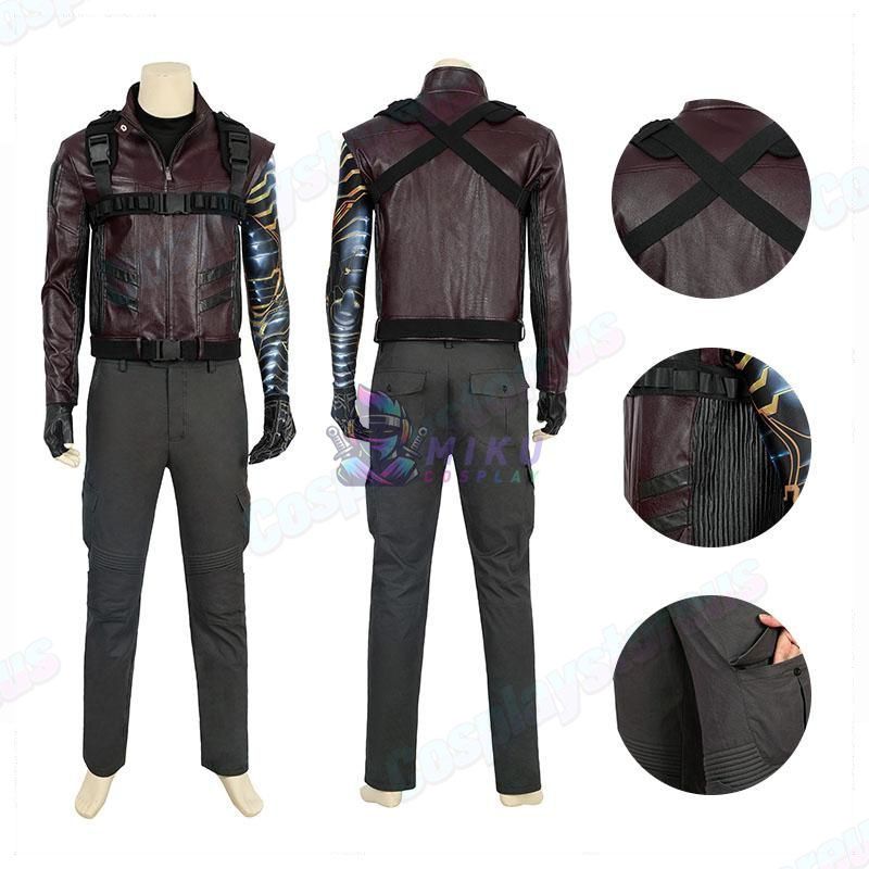 Bucky Barnes Winter Soldier Cosplay Costumes