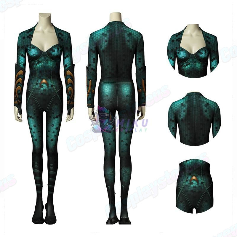 Aquaman Mera Cosplay Costumes for Female