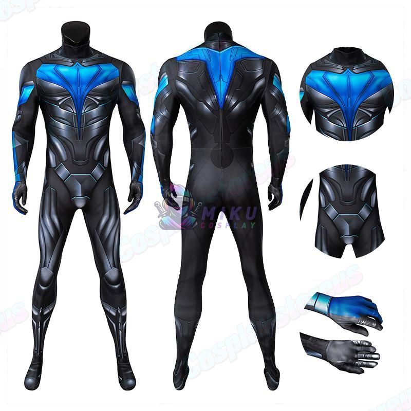Titans Nightwing Costume Dick Grayson Outfit