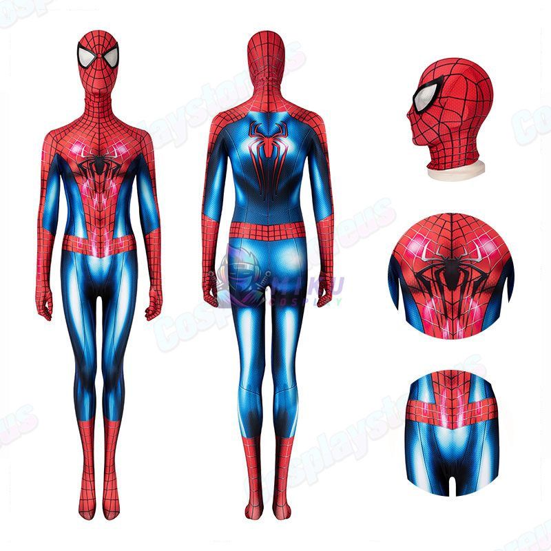 Spiderman Costume Women's Tobey Maguire Cosplay Suit