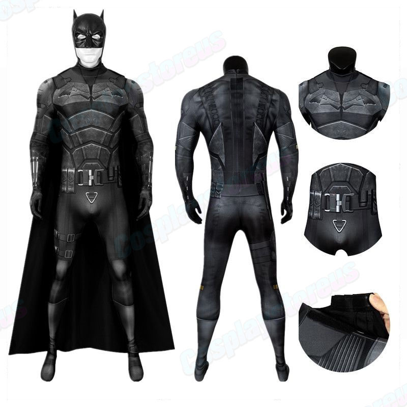 Robert Pattinson Bruce Wayne Batman Cosplay Costume