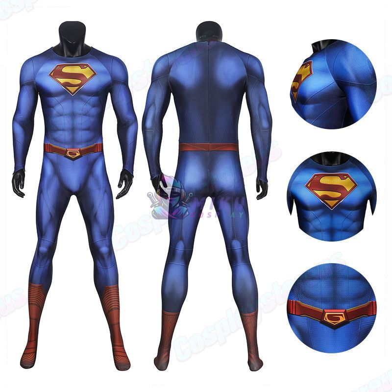 Superman and Lois Superman Cosplay Costume Clark Kent High Quality Jumpsuit