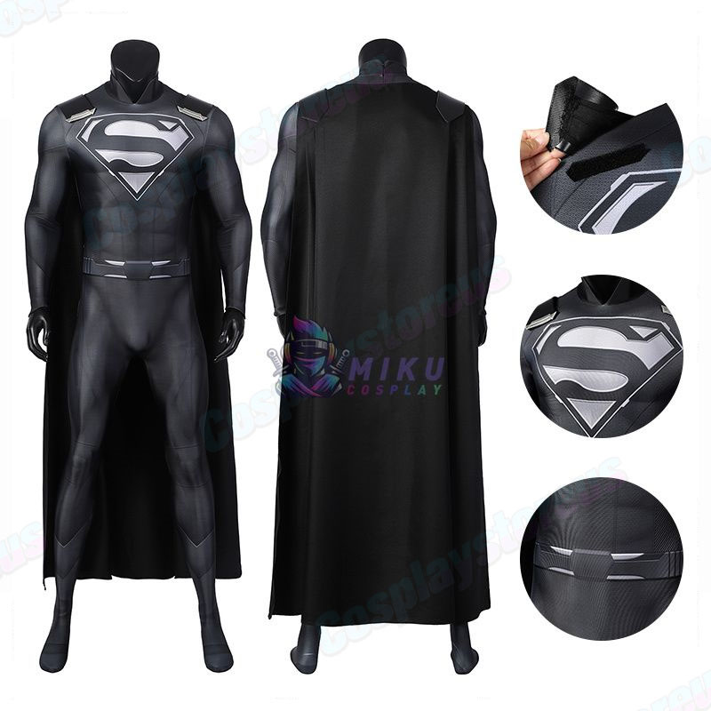 Justice League Superman black jumpsuit