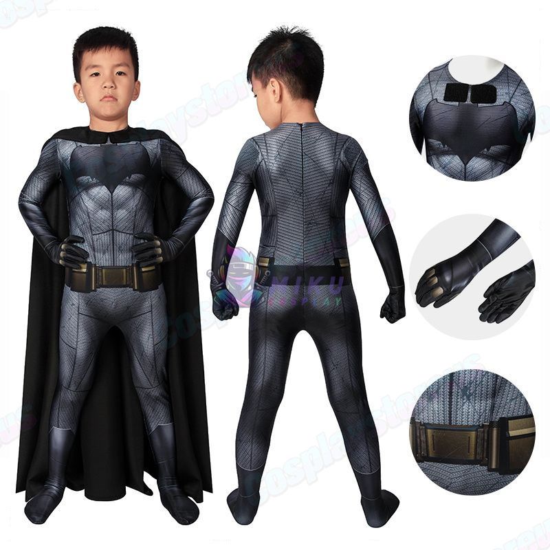 High Quality Spandex Kids Batman Cosplay Costume