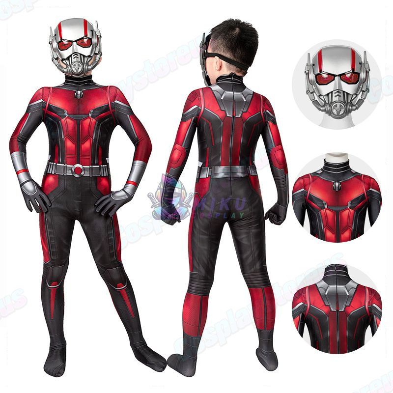 Kids Ant-Man and the Wasp Cosplay Costumes Trailer-Inspired Outfits