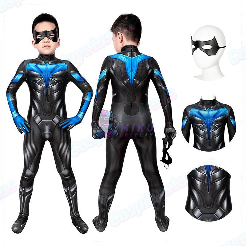 3D Printed Kids Titans Nightwing Costume