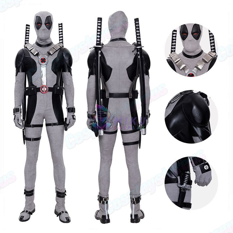 X-Force Deadpool White Cosplay Costume
