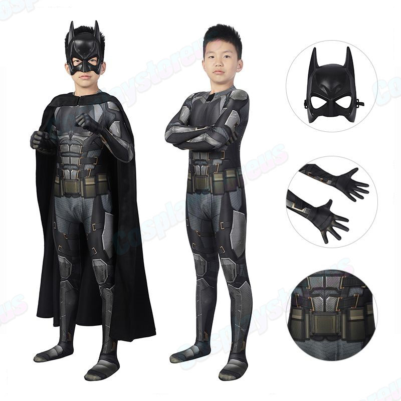 Kids Justice League Batman Cosplay Costume
