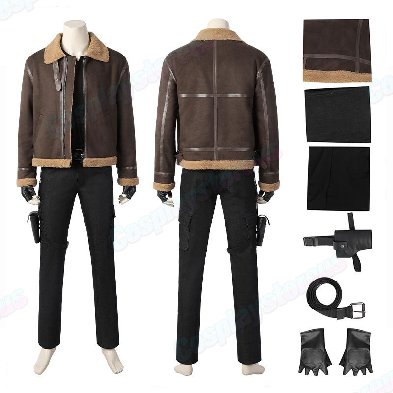 Resident Evil 4 Remake Leon S. Kennedy Cosplay Costume
