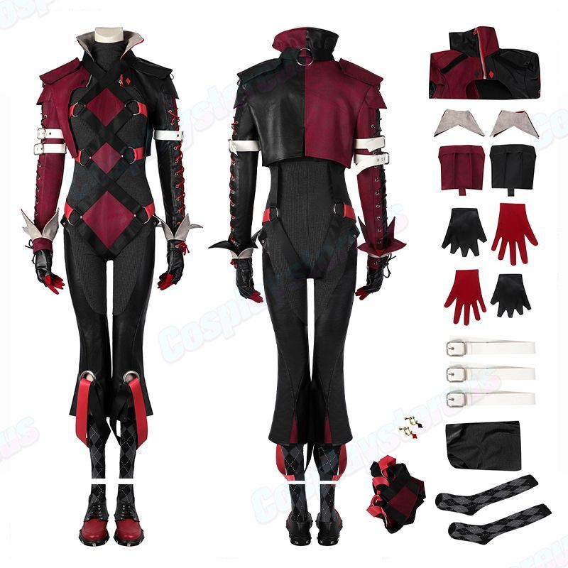 Harley Quinn Cosplay Costume for Gotham Knights